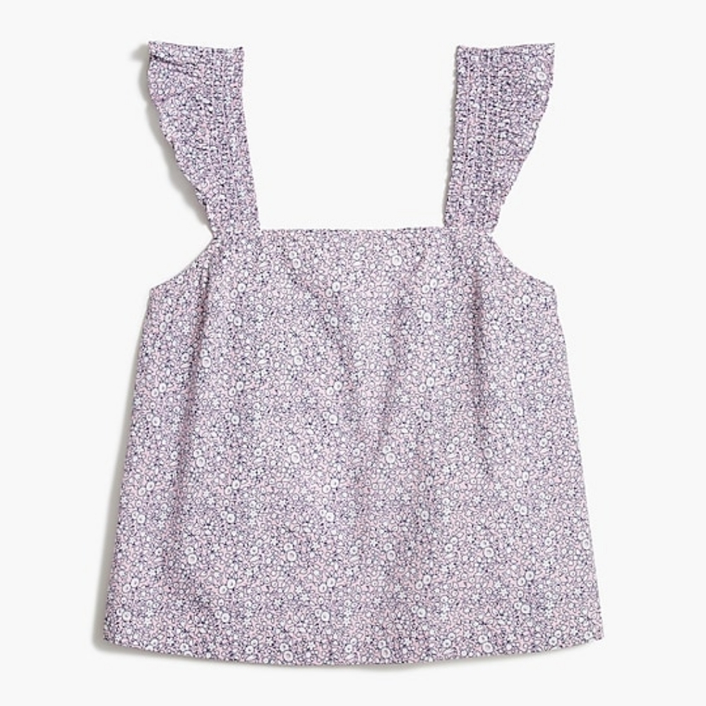 J Crew Factory Floral Blouse